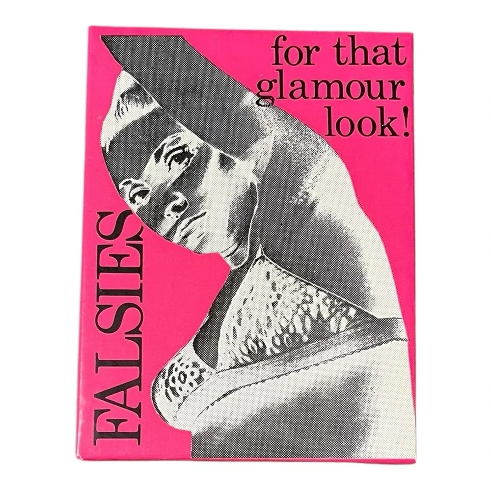 VTG 1976 No. 625 Falsies For That Glamour Look Gag Gift Fake Dentures Box Pin Up